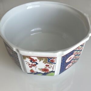 Vintage Chinese Hexagon serving bowl